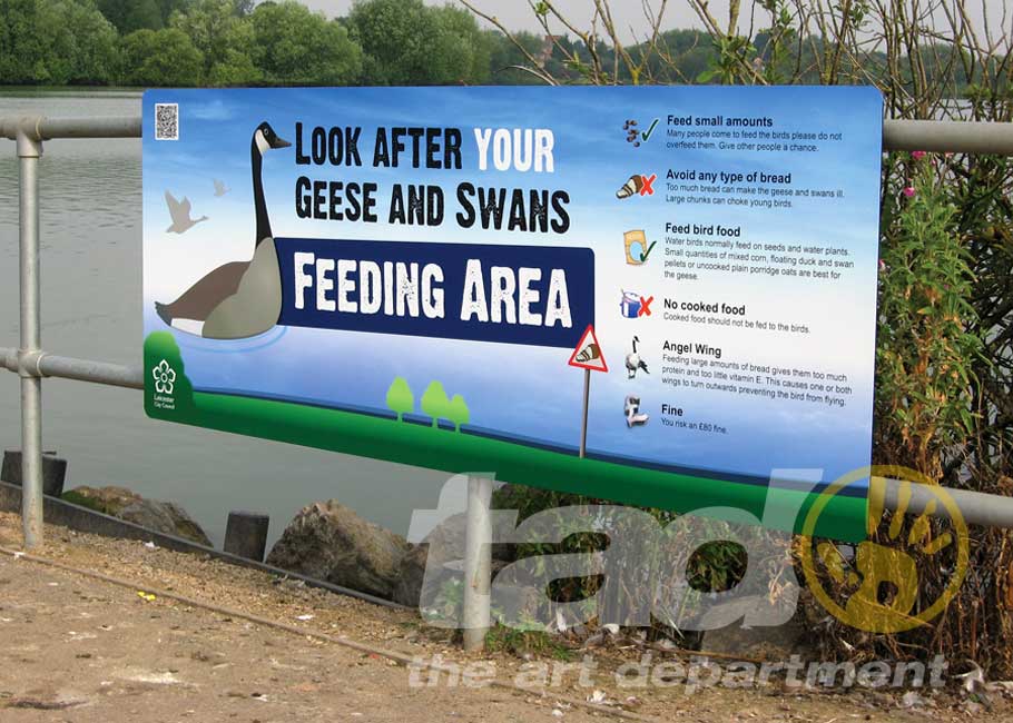 feeding area