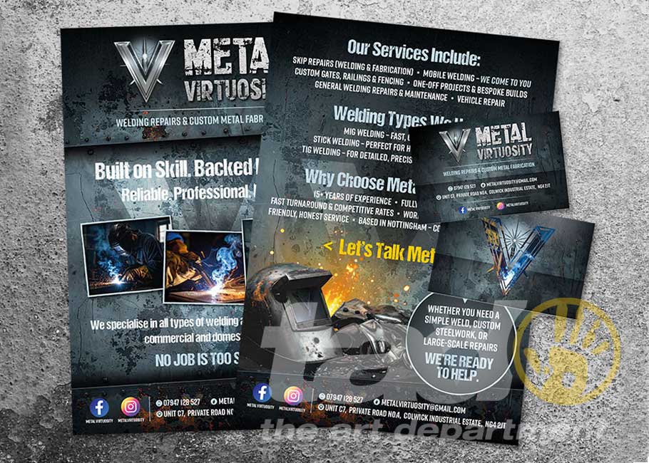 metal leaflets
