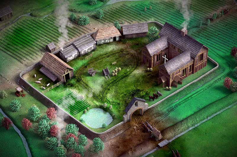 castle hill earth works 3d map 2