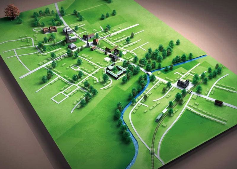 edwinstowe 3d map