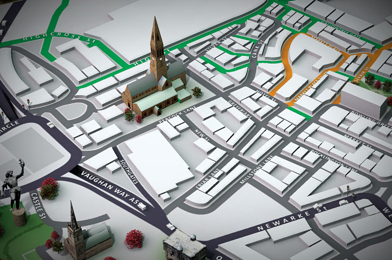 leicester 3d map 4