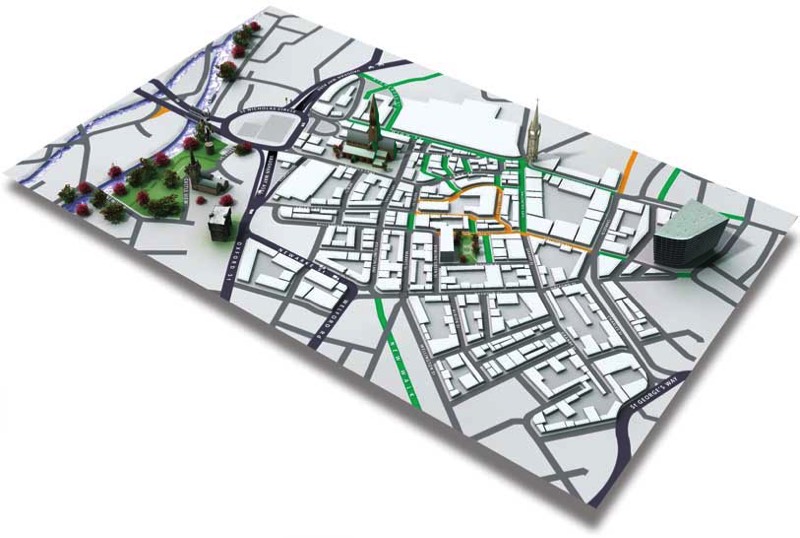 leicester 3d map